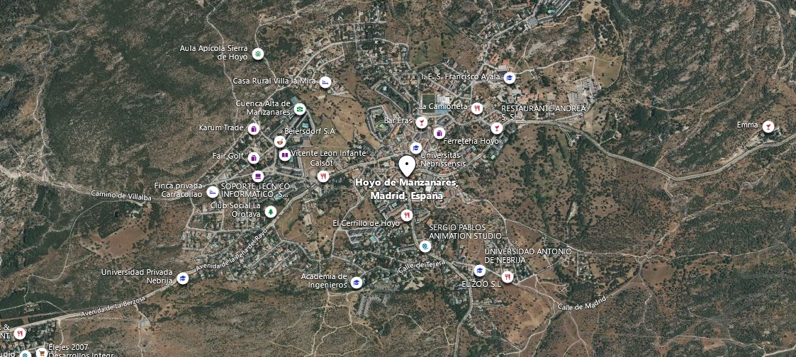Mapa Municipio Hoyo de Manzanares